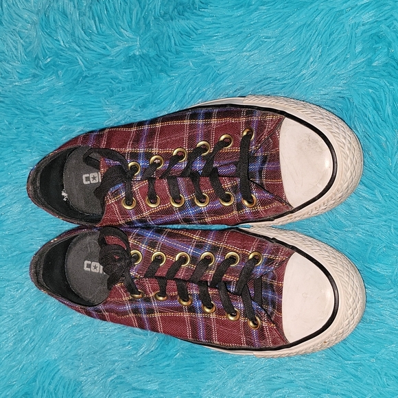 Converse Shoes - Converse Plaid Women's Size 7 Sneakers
